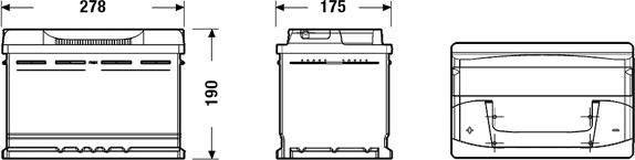 Exide EB741 - Akumulator  www.molydon.hr