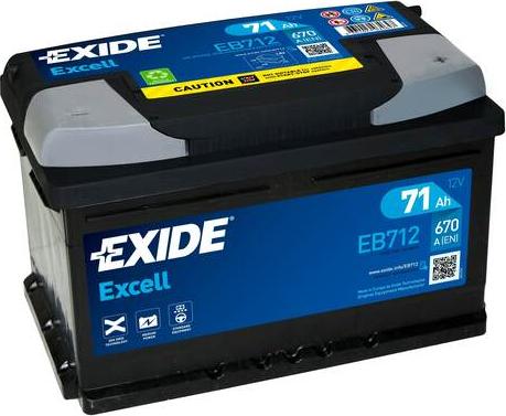 Exide EB712 - Akumulator  www.molydon.hr