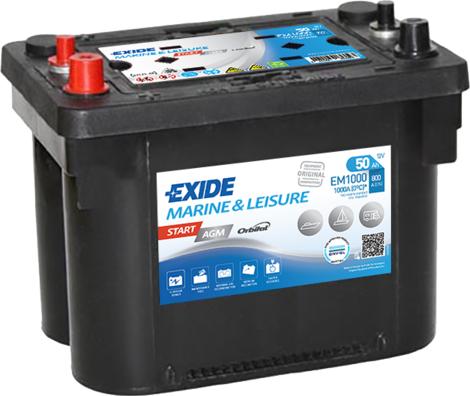 Exide EM1000 - Akumulator  www.molydon.hr