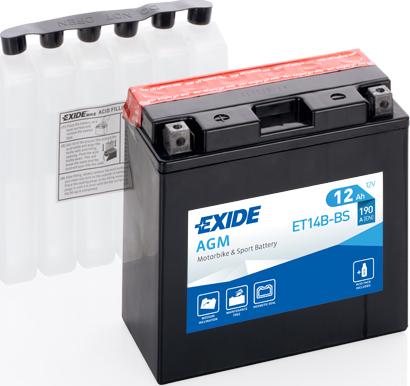 Exide ET14B-BS - Akumulator  www.molydon.hr