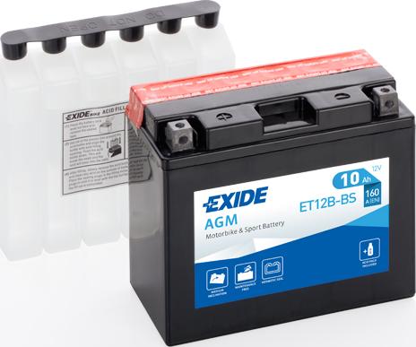 Exide ET12B-BS - Akumulator  www.molydon.hr