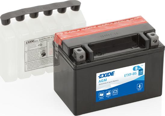 Exide ETX9-BS - Akumulator  www.molydon.hr