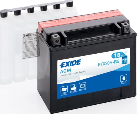 Exide ETX20H-BS - Akumulator  www.molydon.hr