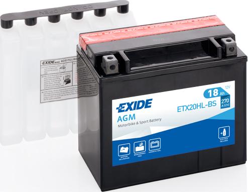 Exide ETX20HL-BS - Akumulator  www.molydon.hr