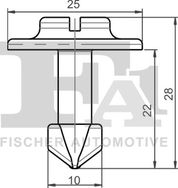 FA1 11-40085.25 - Kopča ukrasna/zaštitna lajsna www.molydon.hr