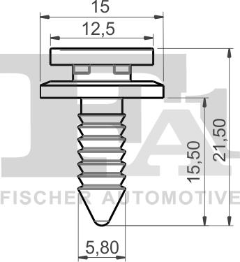 FA1 11-40029.25 - Kopča ukrasna/zaštitna lajsna www.molydon.hr