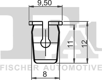 FA1 11-60004.10 - Kopča ukrasna/zaštitna lajsna www.molydon.hr