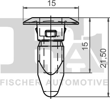 FA1 11-60006.25 - Kopča ukrasna/zaštitna lajsna www.molydon.hr