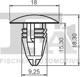 FA1 13-10010.10 - Kopča ukrasna/zaštitna lajsna www.molydon.hr