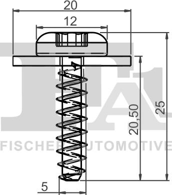 FA1 13-70003.10 - Kopča ukrasna/zaštitna lajsna www.molydon.hr