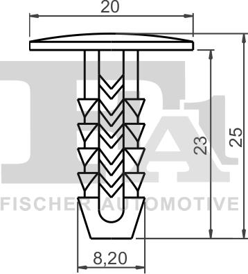 FA1 33-10016.10 - Kopča ukrasna/zaštitna lajsna www.molydon.hr