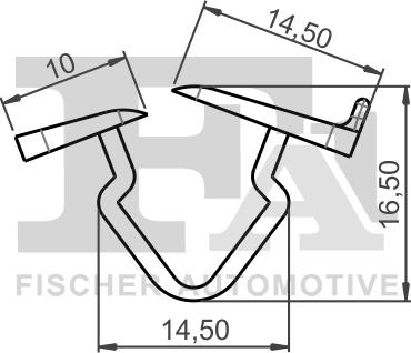 FA1 21-10004.10 - Kopča ukrasna/zaštitna lajsna www.molydon.hr