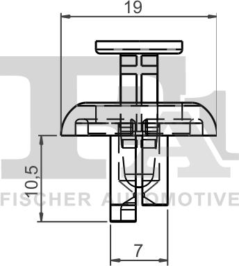 FA1 77-20001.5 - Kopča ukrasna/zaštitna lajsna www.molydon.hr