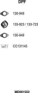 FA1 MD001552 - DPF filter, filter čestica www.molydon.hr