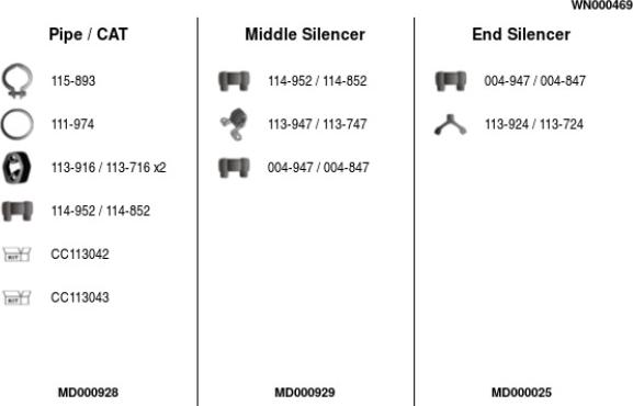 FA1 WN000469 - Ispušni sistem www.molydon.hr