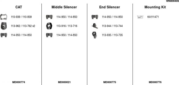 FA1 WN000405 - Ispušni sistem www.molydon.hr