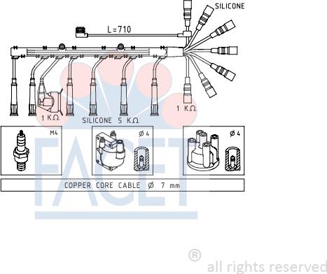 FACET 4.8597 - Set kablova za paljenje www.molydon.hr