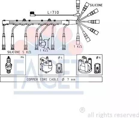 FACET 4.8587 - Set kablova za paljenje www.molydon.hr