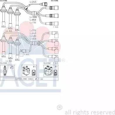 FACET 4.8666 - Set kablova za paljenje www.molydon.hr