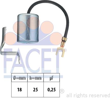 FACET 0.0617 - Kondenzator, Uređaj za paljenje www.molydon.hr