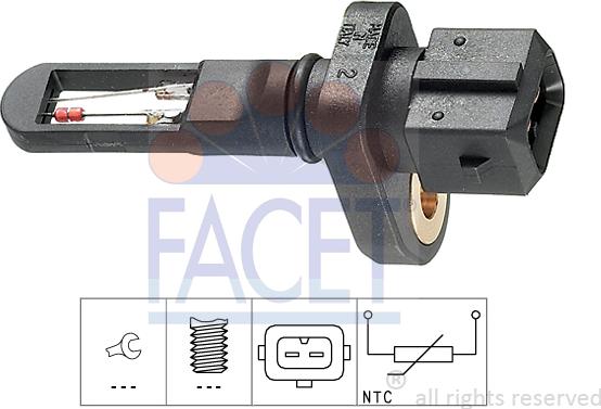 FACET 10.4001 - Senzor, temperatura usisnog zraka www.molydon.hr