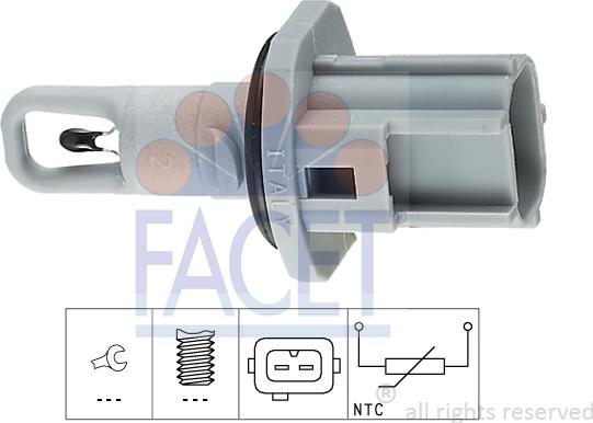 FACET 10.4017 - Senzor, temperatura usisnog zraka www.molydon.hr