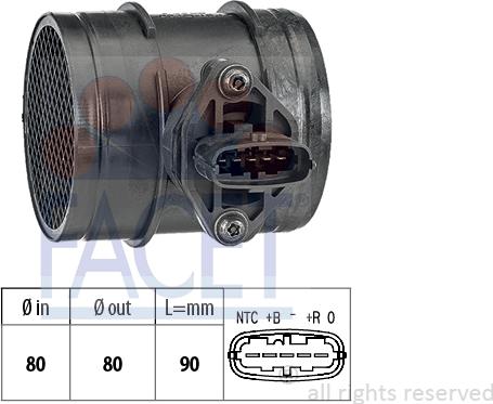 FACET 10.1300 - Mjerač zapremine zraka www.molydon.hr