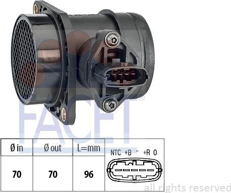 FACET 10.1283 - Mjerač zapremine zraka www.molydon.hr