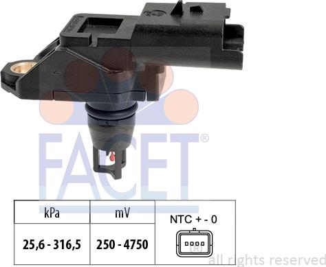 FACET 10.3335 - Senzor pritiska zraka, podešavanje visine www.molydon.hr