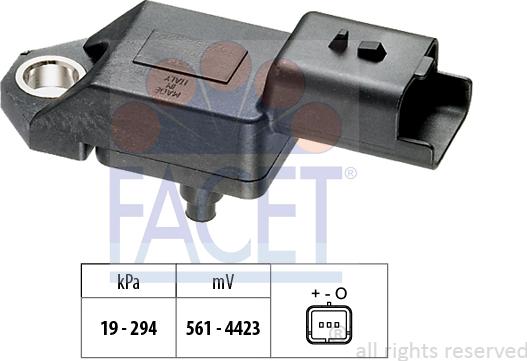 FACET 10.3337 - Senzor pritiska zraka, podešavanje visine www.molydon.hr