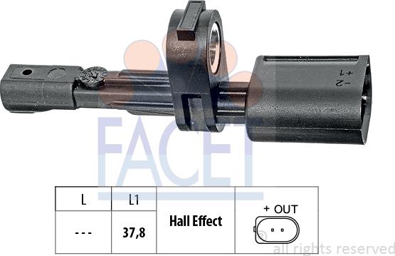 FACET 21.0017 - Senzor, broj obrtaja kotača www.molydon.hr