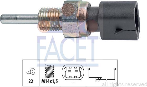 FACET 7.6065 - Prekidač, rikverc svjetlo www.molydon.hr