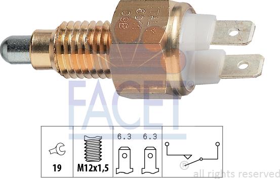 FACET 7.6011 - Prekidač, rikverc svjetlo www.molydon.hr