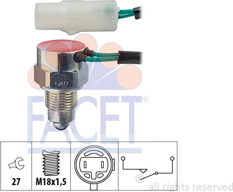 FACET 7.6087 - Prekidač, rikverc svjetlo www.molydon.hr