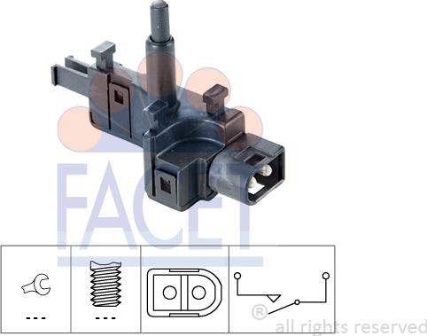 FACET 7.6165 - Prekidač, rikverc svjetlo www.molydon.hr