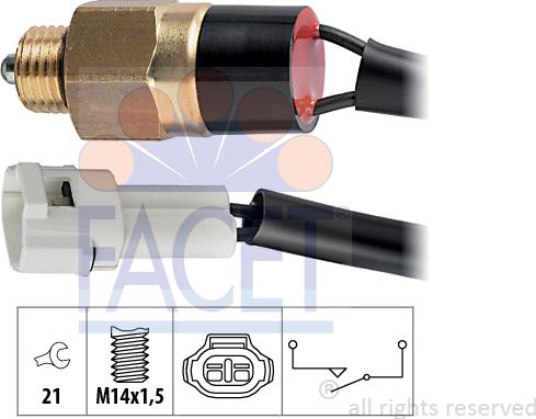 FACET 7.6120 - Prekidač, rikverc svjetlo www.molydon.hr