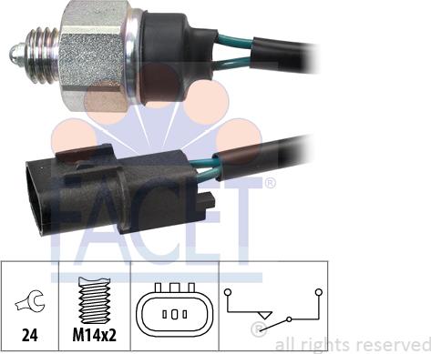 FACET 7.6315 - Prekidač, rikverc svjetlo www.molydon.hr