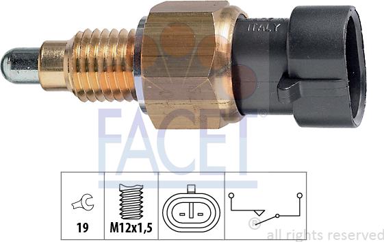 FACET 7.6249 - Prekidač, rikverc svjetlo www.molydon.hr