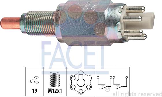 FACET 7.6243 - Prekidač, rikverc svjetlo www.molydon.hr