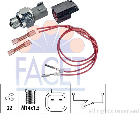 FACET 7.6274K - Prekidač, rikverc svjetlo www.molydon.hr