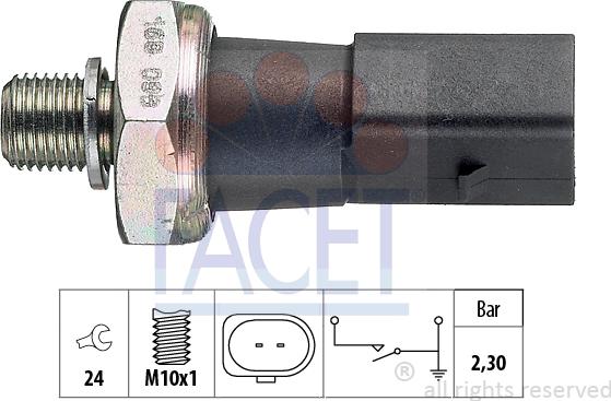 FACET 7.0190 - Senzor, pritisak ulja www.molydon.hr