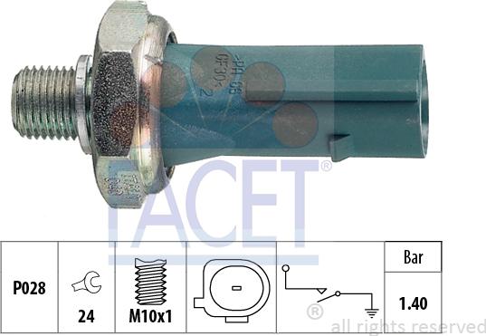 FACET 7.0171 - Senzor, pritisak ulja www.molydon.hr