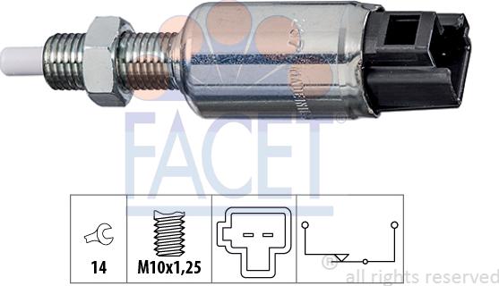 FACET 7.1287 - Prekidač, aktiviranje kvacila (GRA-uredj za regul brzine) www.molydon.hr