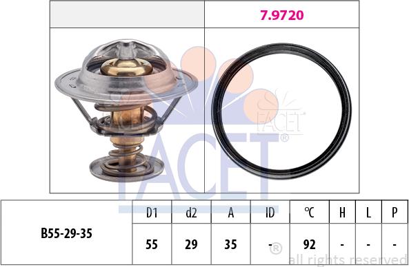 FACET 7.8945 - Termostat, rashladna tekućinu www.molydon.hr