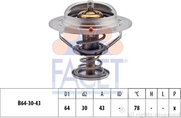 FACET 7.8491S - Termostat, rashladna tekućinu www.molydon.hr