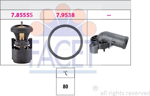 FACET 7.8562K - Termostat, rashladna tekućinu www.molydon.hr