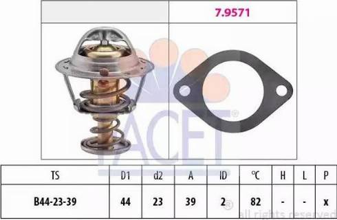 FACET 7.8519 - Termostat, rashladna tekućinu www.molydon.hr