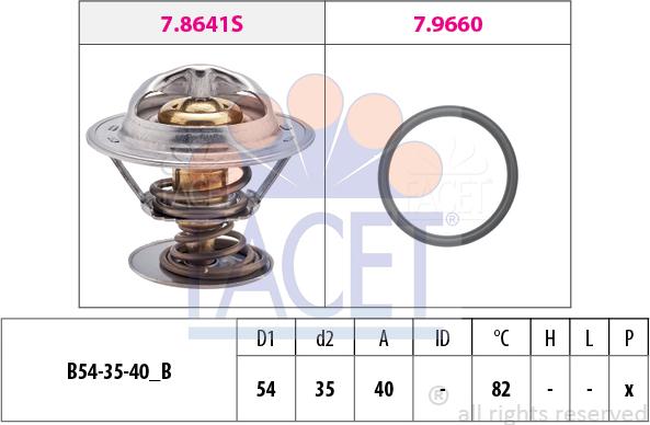 FACET 7.8641 - Termostat, rashladna tekućinu www.molydon.hr