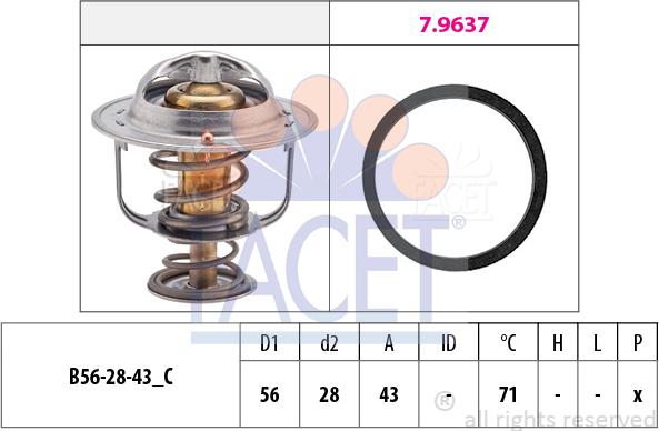 FACET 7.8650 - Termostat, rashladna tekućinu www.molydon.hr