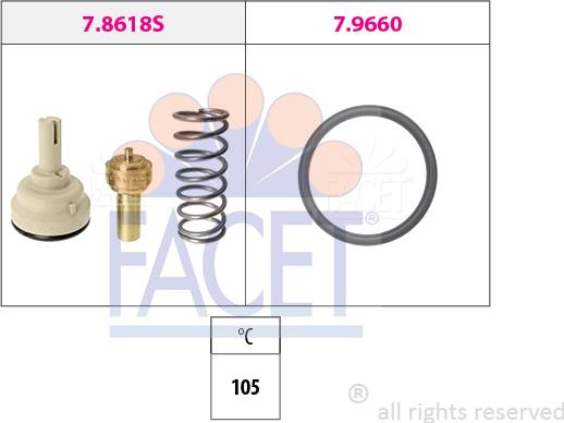 FACET 7.8618 - Termostat, rashladna tekućinu www.molydon.hr